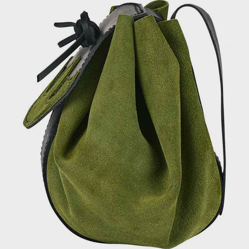 Gürteltasche für Damen, Vintage, weiche Wildleder-Gürteltasche