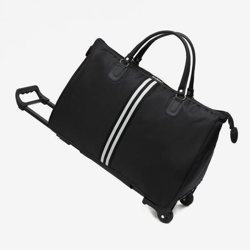 Zugstangen-Reisetasche für Damen und Herren, leicht, minimalistisch, Reisetasche