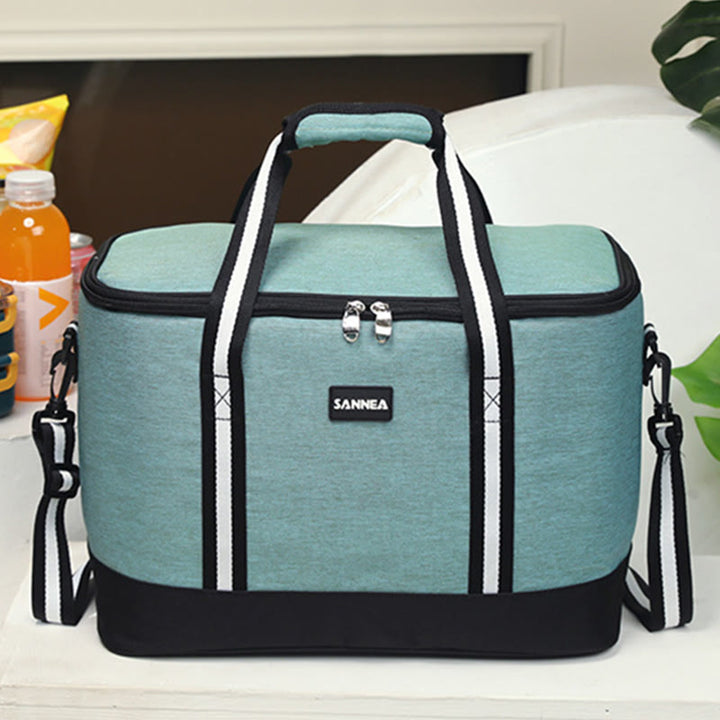 Kühltasche für Picknick im Freien, hält warm und kalt, Campingtasche