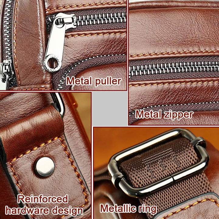 Kleine Umhängetasche für Herren, Vintage, für die Arbeit, für den täglichen Gebrauch