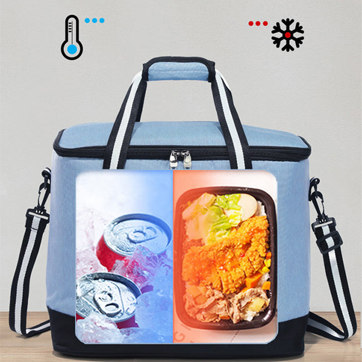 Kühltasche für Picknick im Freien, hält warm und kalt, Campingtasche