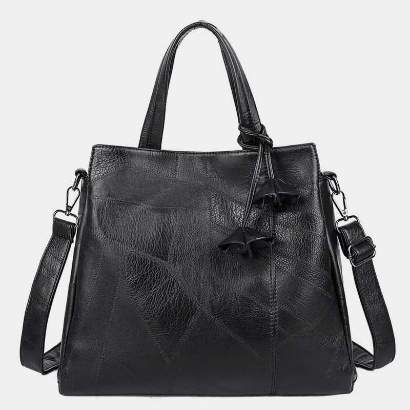 Retro Damen Handtasche Dreifachfach Schultertasche Umhängetasche