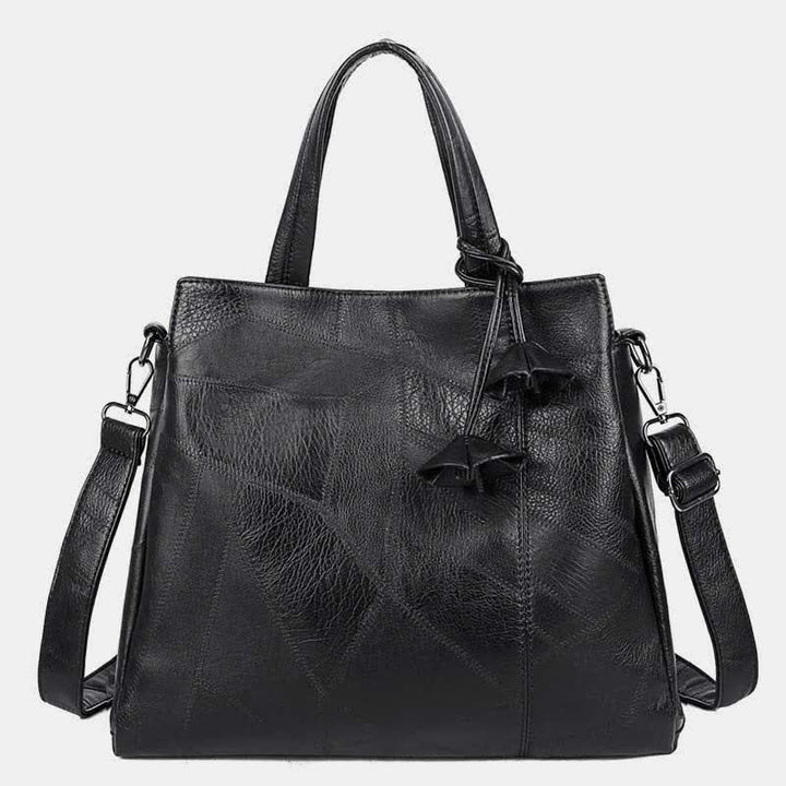 Retro Damen Handtasche Dreifachfach Schultertasche Umhängetasche