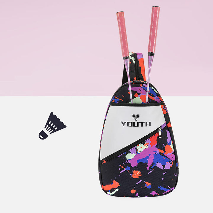 Schlägertasche für Teenager, bunt bedruckt, wasserdicht, Oxford-Sporttasche