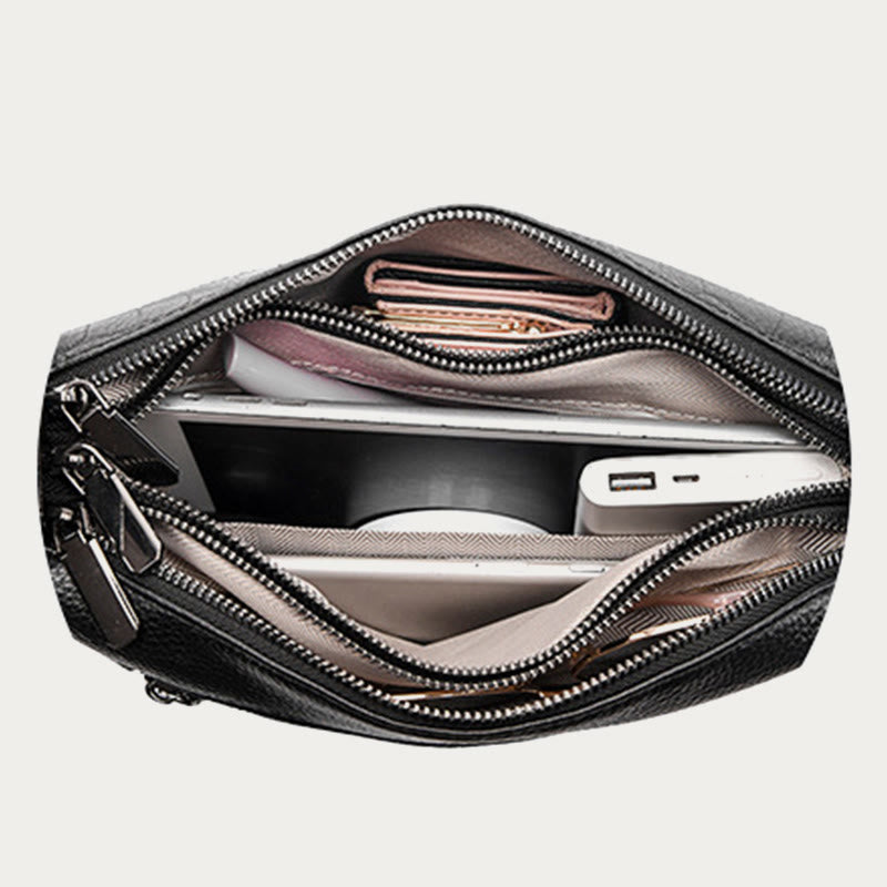 Einfache Umhängetasche für Damen mit Krokodildruck, Retro-Tagestasche