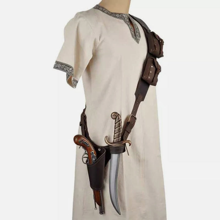 Mittelalterliches Vintage-Schwertholster für Damen und Herren für Cosplay-Performance-Requisiten