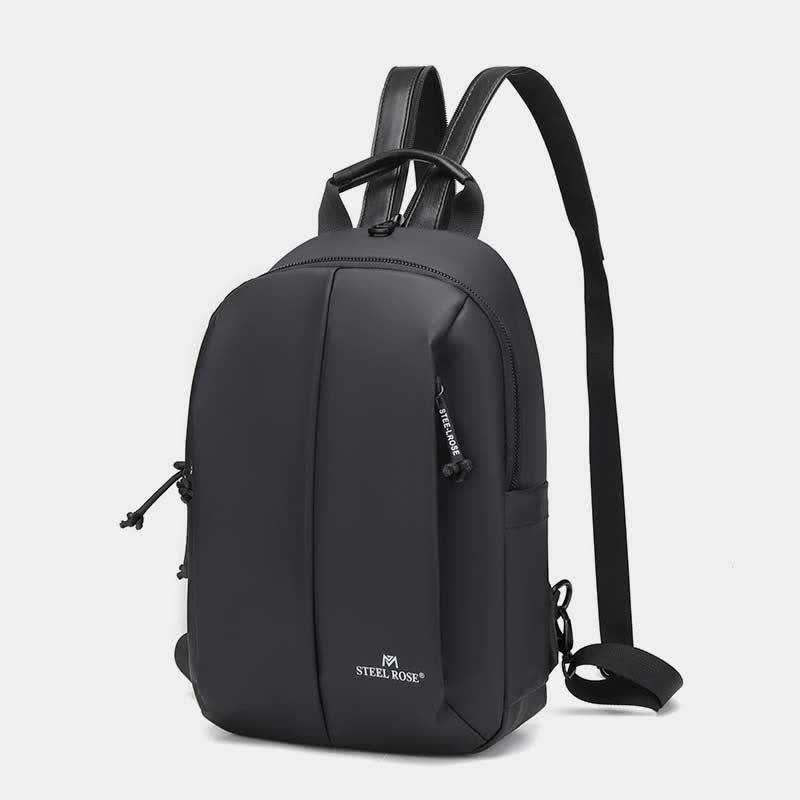 Wasserdichter Sling-Rucksack für Herren und Damen, multifunktional, lässig, Reise-Umhängetasche