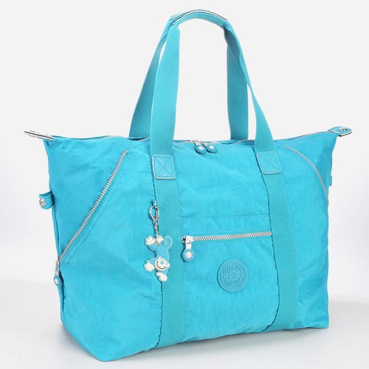 Große Nylon-Handtasche für Damen, leicht, zum Tragen über die Schulter