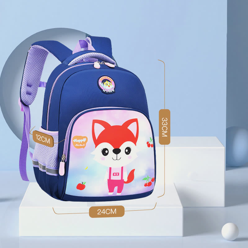 Rucksack für Kinder mit Cartoon-Charakter-Druck, leichter Oxford-Schulrucksack