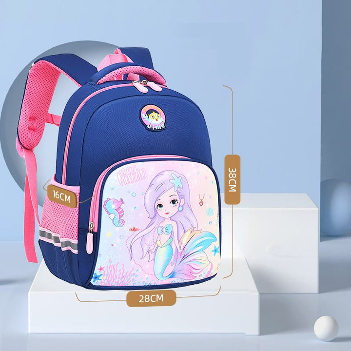 Rucksack für Kinder mit Cartoon-Charakter-Druck, leichter Oxford-Schulrucksack