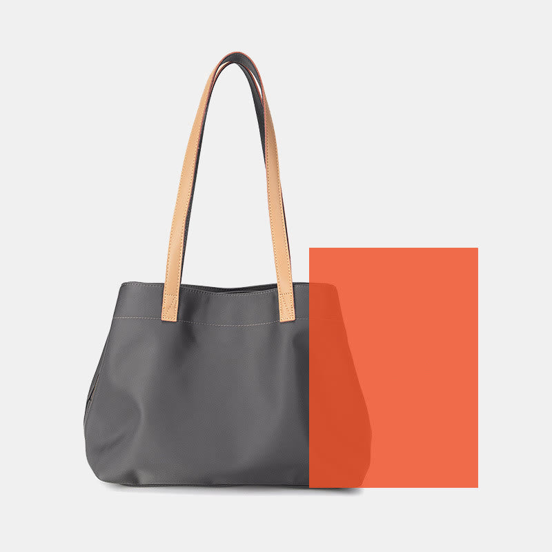 Tragetasche für Damen, große Kapazität, minimalistische Oxford-Umhängetasche