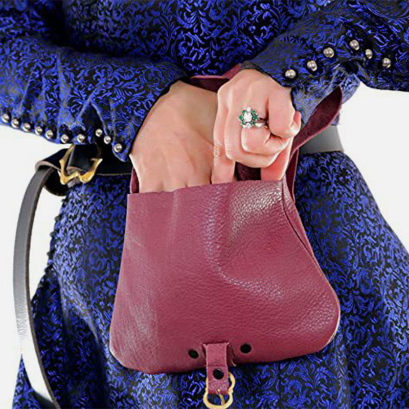 Vintage-Gürteltasche für Damen, mittelalterliche Geldbörse, Handytasche