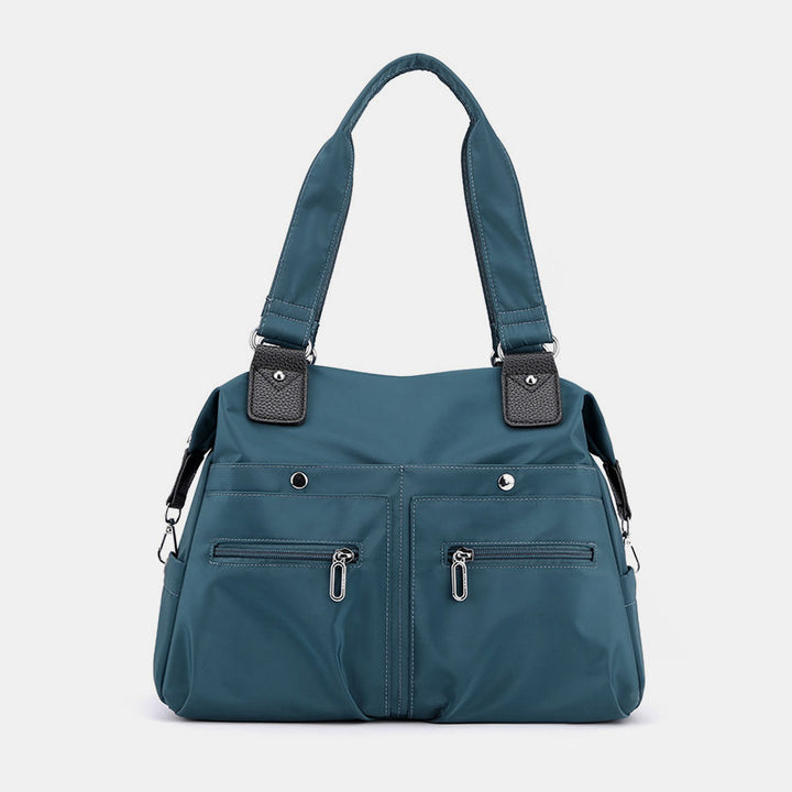 Damen Nylon Schultertasche Leichte wasserdichte Tragetasche Casual Arbeitstasche Geldbörse