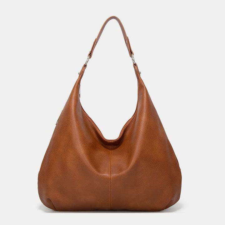 Große Hobo-Tasche aus weichem Leder, Handtasche, Tragetasche für den Alltag für Damen