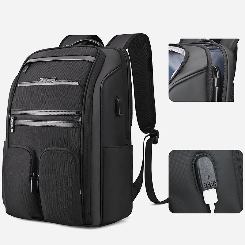 Rucksack für Herren, Reiserucksack mit großer Kapazität, wasserdichter, multifunktionaler Tagesrucksack