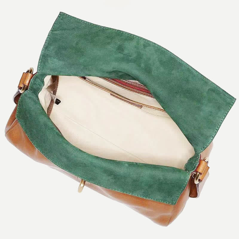 Modische Lederhandtasche für Damen, klein, lässig, Umhängetasche