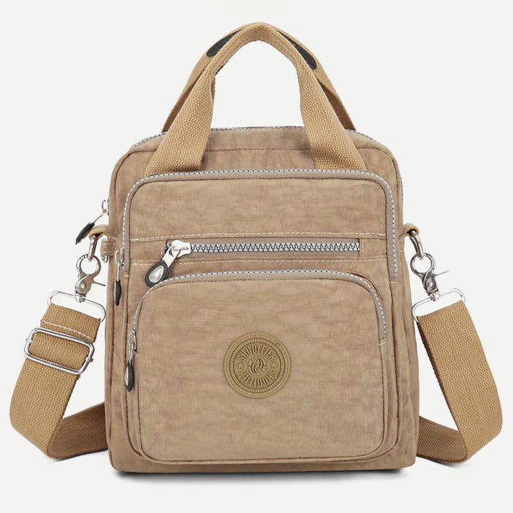 Leichte Umhängetasche aus Nylon für Damen, Handtasche mit mehreren Taschen, Schultertaschen