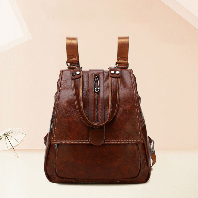 Damen Modischer Rucksack, Geldbörse, multifunktionales Design, Umhängetasche mit Schultergurt