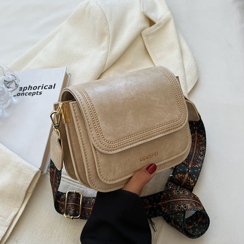Handytasche für Damen mit breiten Trägern, Umhängetasche für den täglichen Bedarf