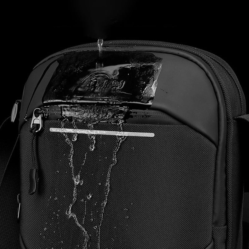 Wasserdichte Umhängetasche mit großem Fassungsvermögen für Herren, modische Reise-Schultertasche