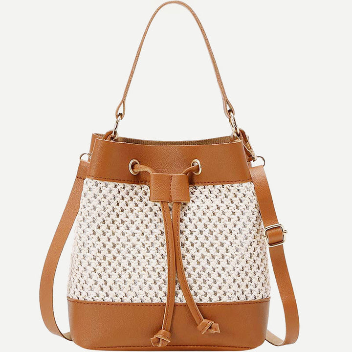 Top-Griff-Tasche für Damen PU-Leder Umhängetasche für den täglichen Einkauf