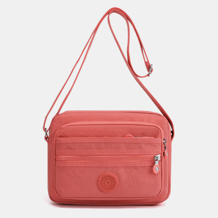 Lässige Umhängetasche mit mehreren Taschen und leichtem Design