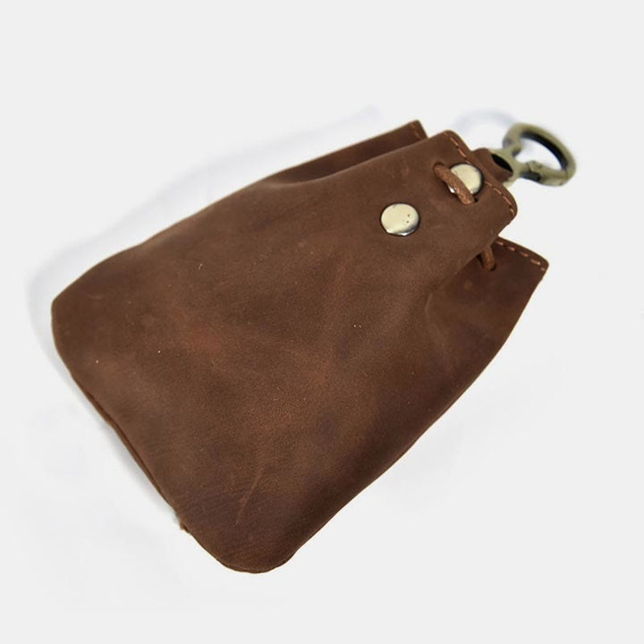 Geldbörse für Damen, Vintage-Stil, Leder, Mini-Einkaufstasche