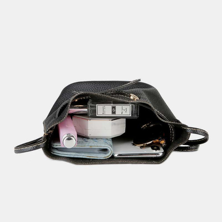 Umhängetasche für Damen aus PU-Leder, minimalistische Schultertasche für den täglichen Gebrauch