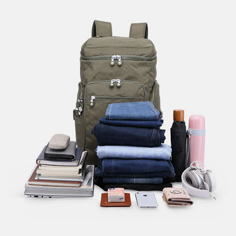Reiserucksack mit großer Kapazität, wasserdicht, leicht, 75 l, Tagesrucksack aus Nylon