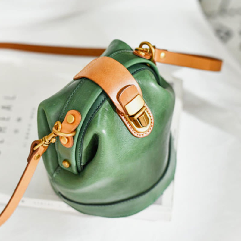 Handgemachte Umhängetasche für Damen im Vintage-Stil, für den täglichen Einkauf