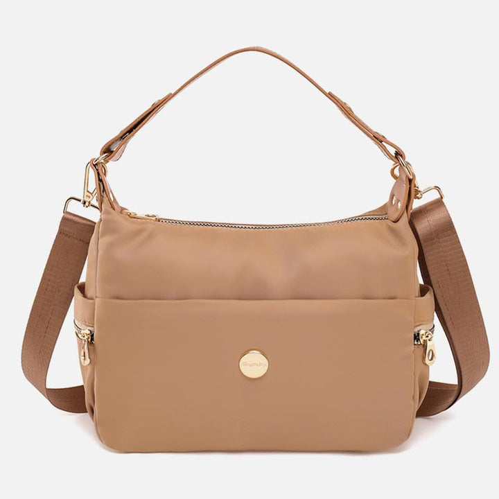 Umhängetasche für Damen, Rosa, leicht, mehrere Taschen, lässige Einkaufshandtasche