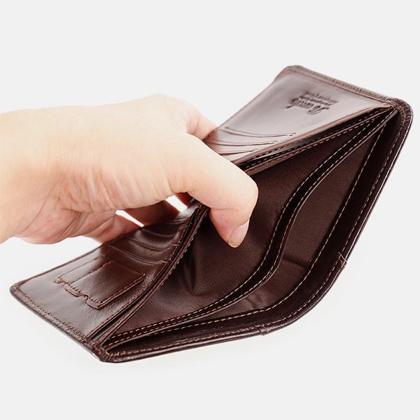 RFID Multifunktionale Lederbrieftasche