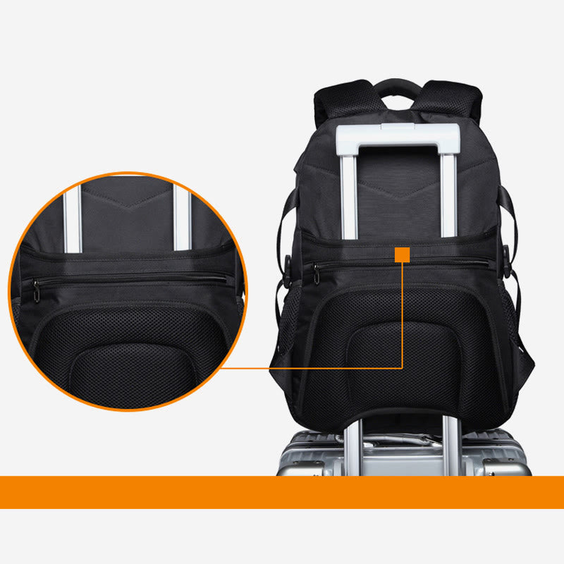 Rucksack für Herren, für Geschäftsreisen, Studenten, Laptop, Oxford, wasserdicht, Tagesrucksack