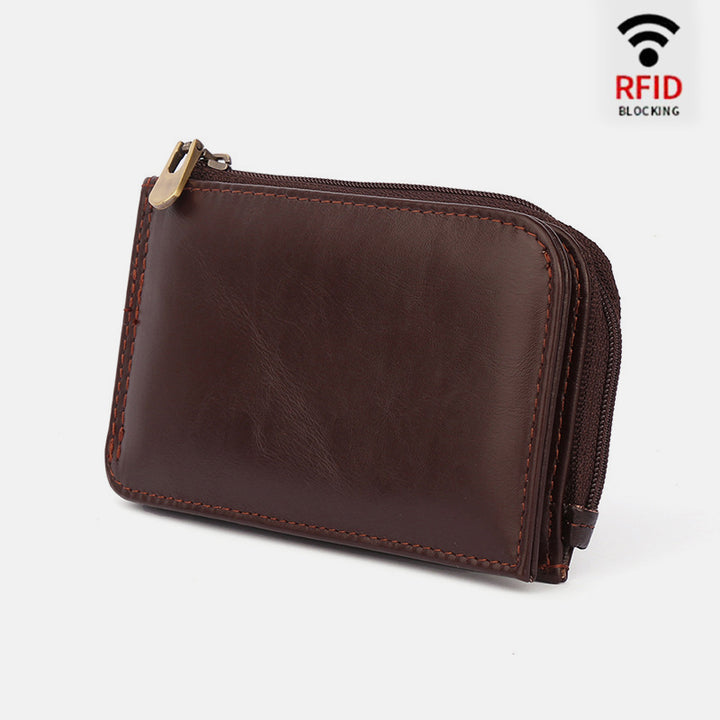 RFID-Diebstahlschutz Vintage-Geldbörse Kartenhalter