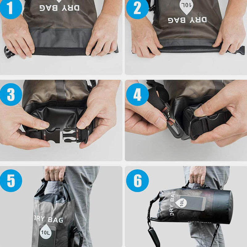 Wasserdichter Dry Bag Floating Roll Top Drybag Rucksack für Strand Pool Sport