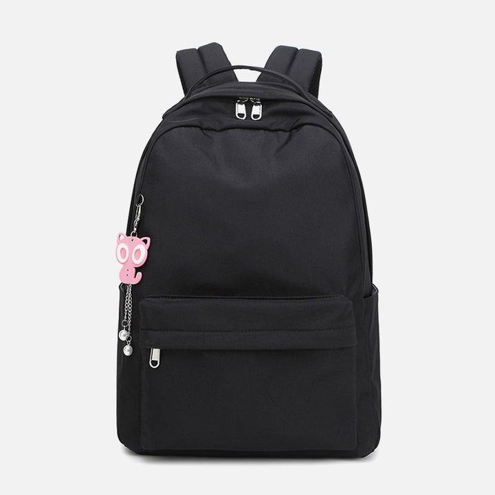 Rucksack für Damen, Campus, einfarbig, für Studenten, große Kapazität