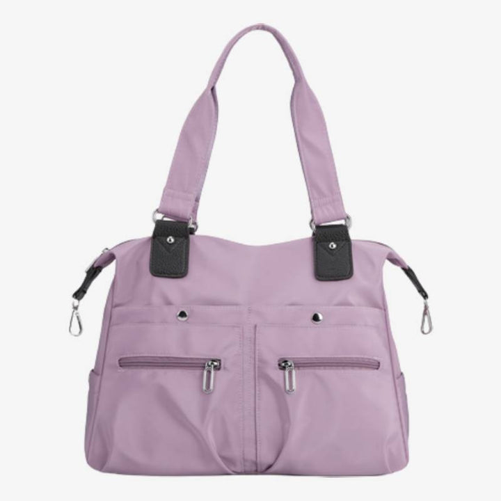 Damen Nylon Schultertasche Leichte wasserdichte Tragetasche Casual Arbeitstasche Geldbörse