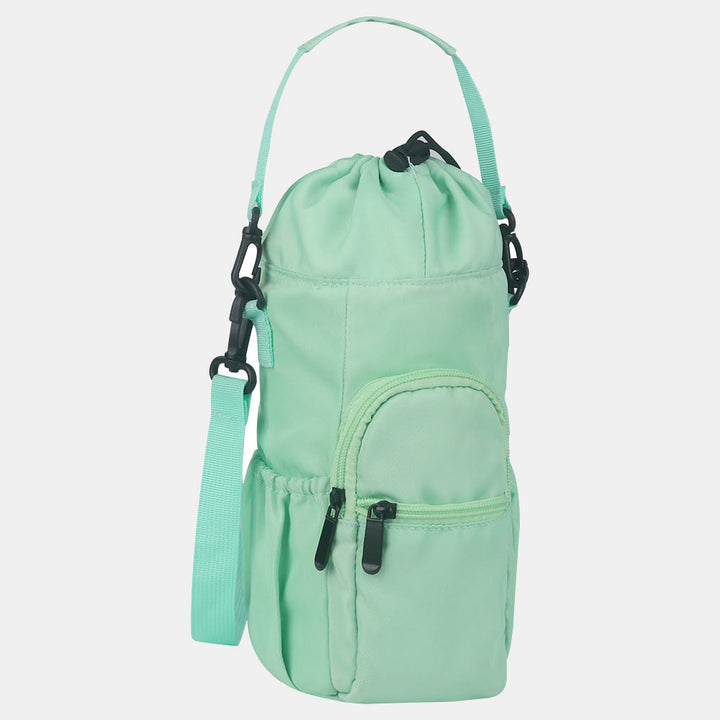 Tragetasche für Wasserflasche für Ausflüge, Sport, Umhängetasche aus Canvas