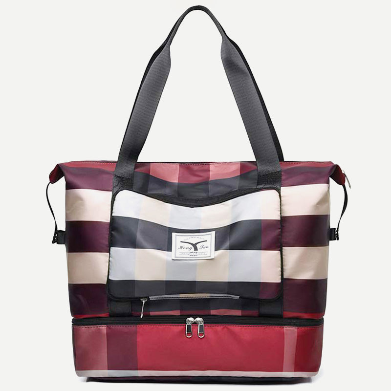 Reisetasche, Sporttasche, Umhängetasche, Reisetasche mit Schuhfach 