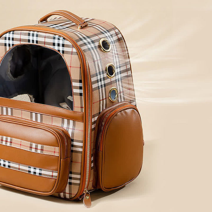 Haustier-Tragerucksack für Hunde, Katzen, Welpen, mit belüftetem Design, wasserdicht