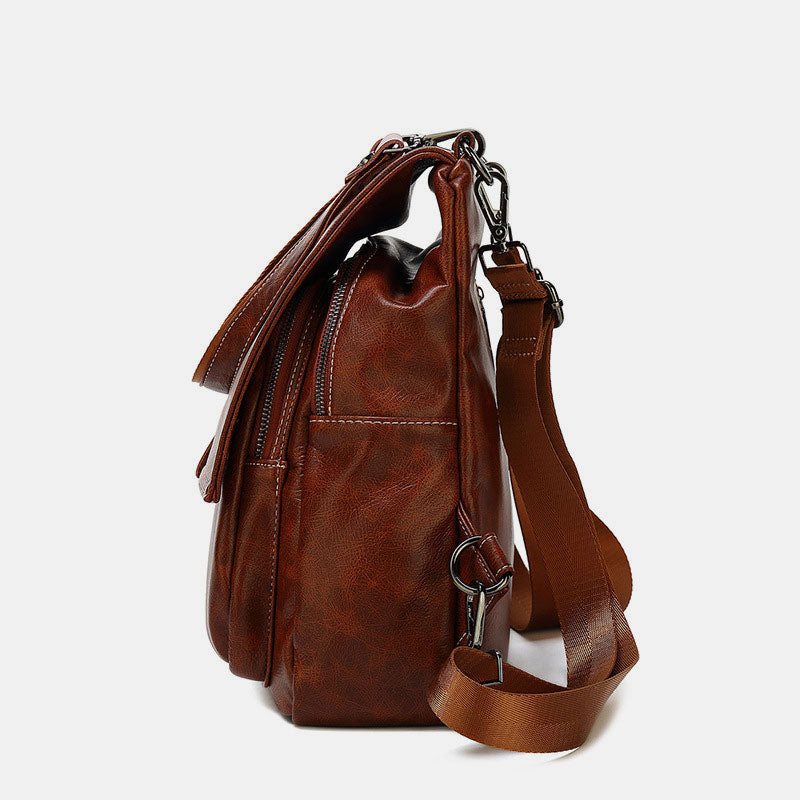 Damen Modischer Rucksack, Geldbörse, multifunktionales Design, Umhängetasche mit Schultergurt