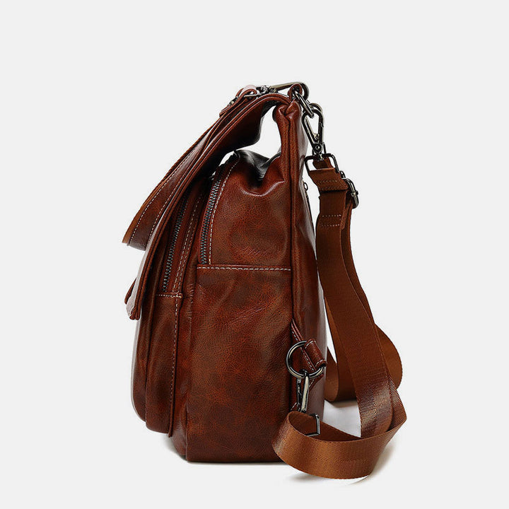 Damen Modischer Rucksack, Geldbörse, multifunktionales Design, Umhängetasche mit Schultergurt