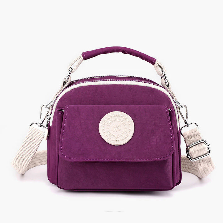 Tasche mit Griff oben für Damen, einfache, tragbare Umhängetasche mit Spritzschutz