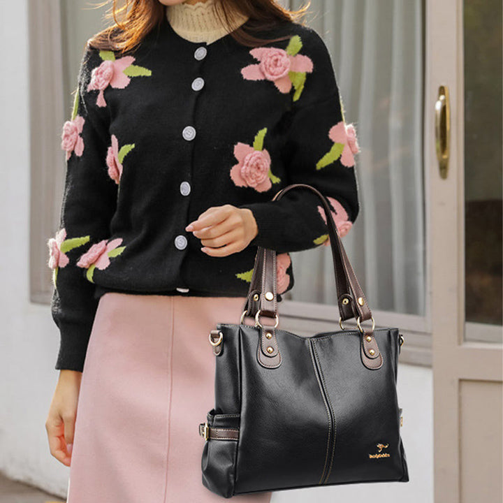 Helle Farbe Handtasche Tote Frauen Dating Große Umhängetasche Leder Geldbörse - image 3