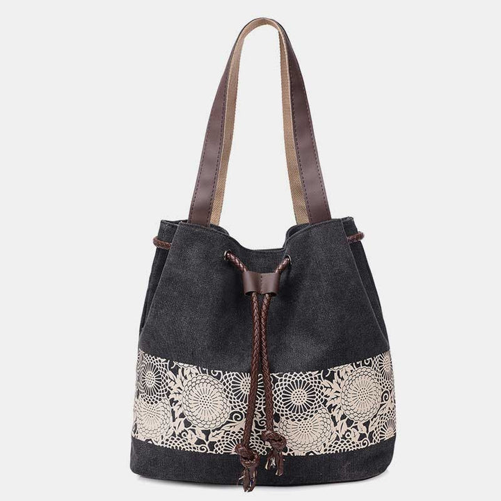 Umhängetasche für Damen, lässig, große Kapazität, bedruckt, Einkaufshandtasche