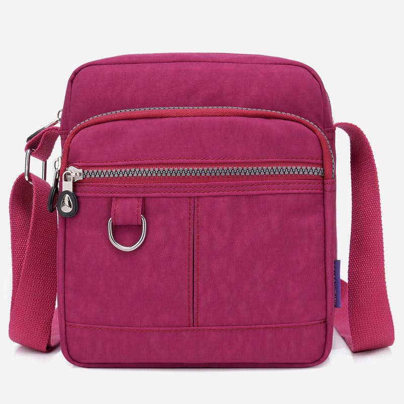 Damen Umhängetasche mit mehreren Taschen, lässige Reise-Schultertasche
