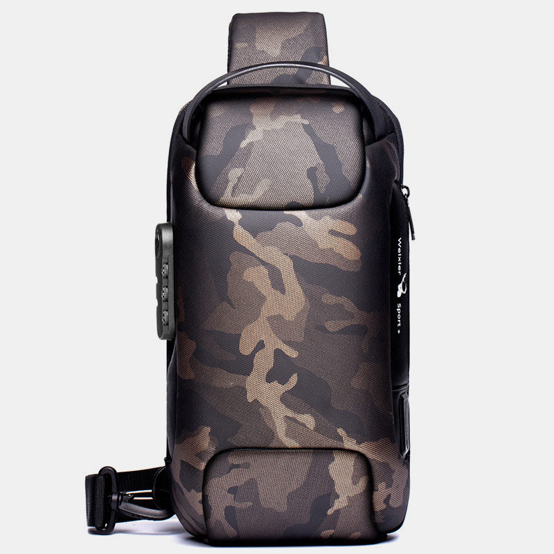 Wasserdichte, diebstahlsichere Schultertasche mit großem Fassungsvermögen und bequemem, handlichem