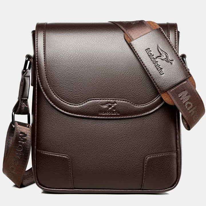 Leder-Umhängetasche für Herren, wasserdicht, Vintage-Umhängetasche