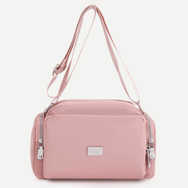 Umhängetasche für Damen, breiter Riemen, leichte Schultertasche aus Nylon