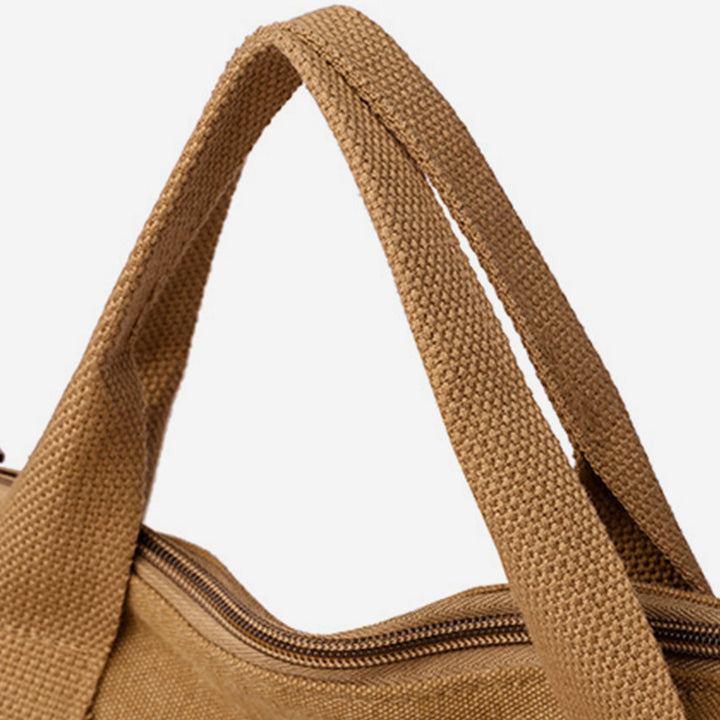 3-fach verwendbarer Canvas-Rucksack mit großem Fassungsvermögen 